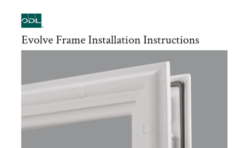 Evolve frame instructions 2026 update