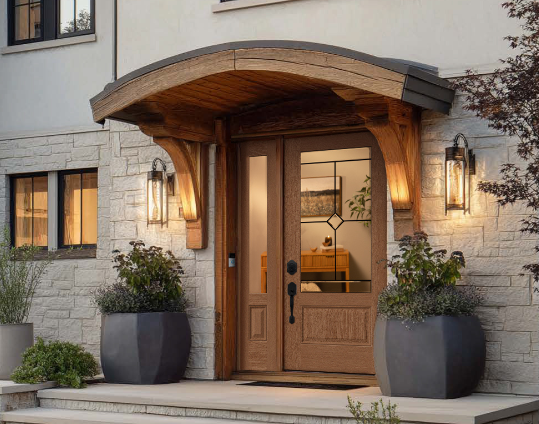 Garrison Decorative Doorglass By ODL