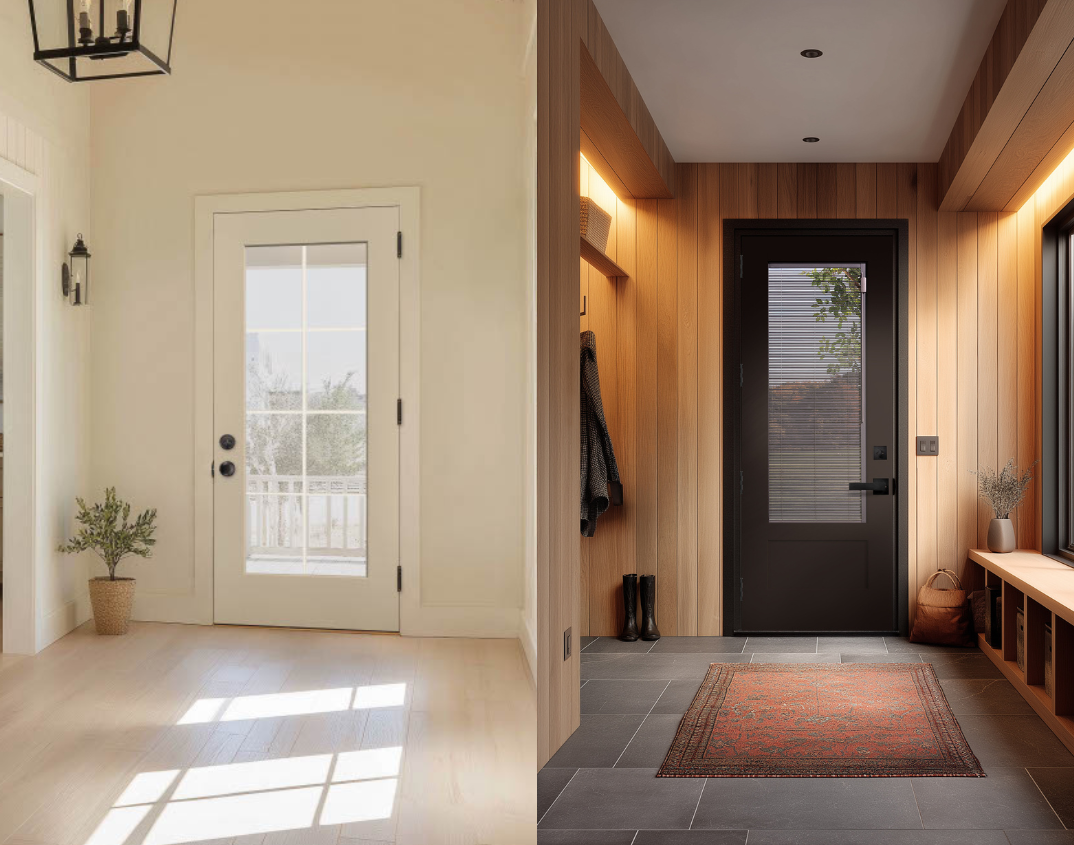 ODL GBG and enclosed blinds doorglass