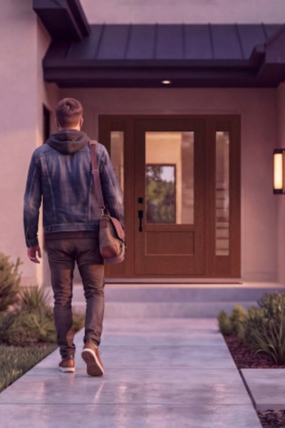 34 Porte ODL « Light Shaker » à rainures en V
